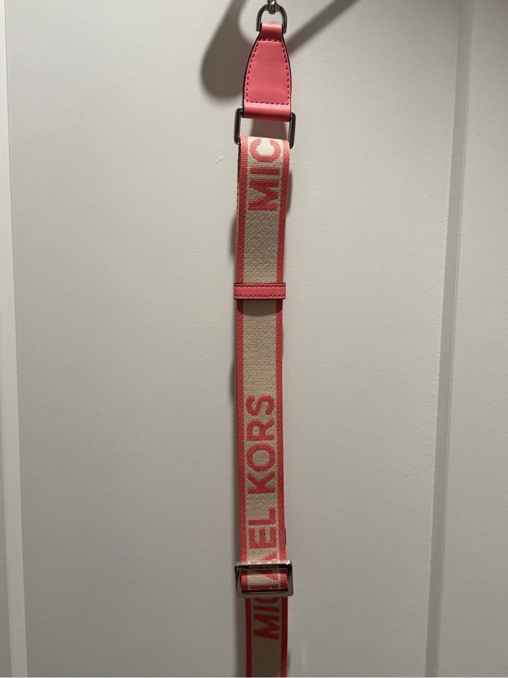Michael Kors Pink and Cream Strap with Logo